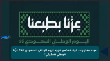 عودة مفاجئة.. كيف تعكس هوية اليوم الوطني السعودي الـ95 عزّنا الوطني الحقيقي؟